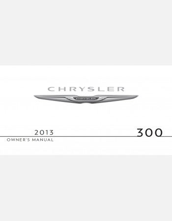  2013 chrysler 300 owners manual